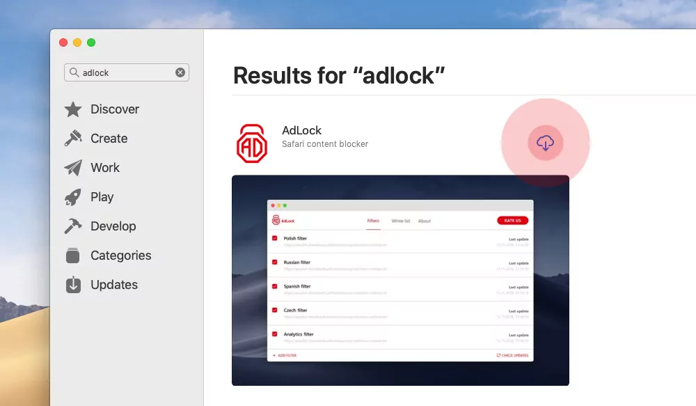 AdLock для Safari